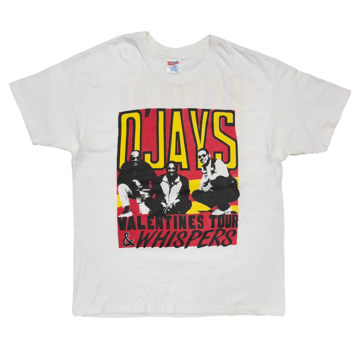 D'JAYS & WHISPERS VALENTINES TOUR WHITE HANES XL 1445