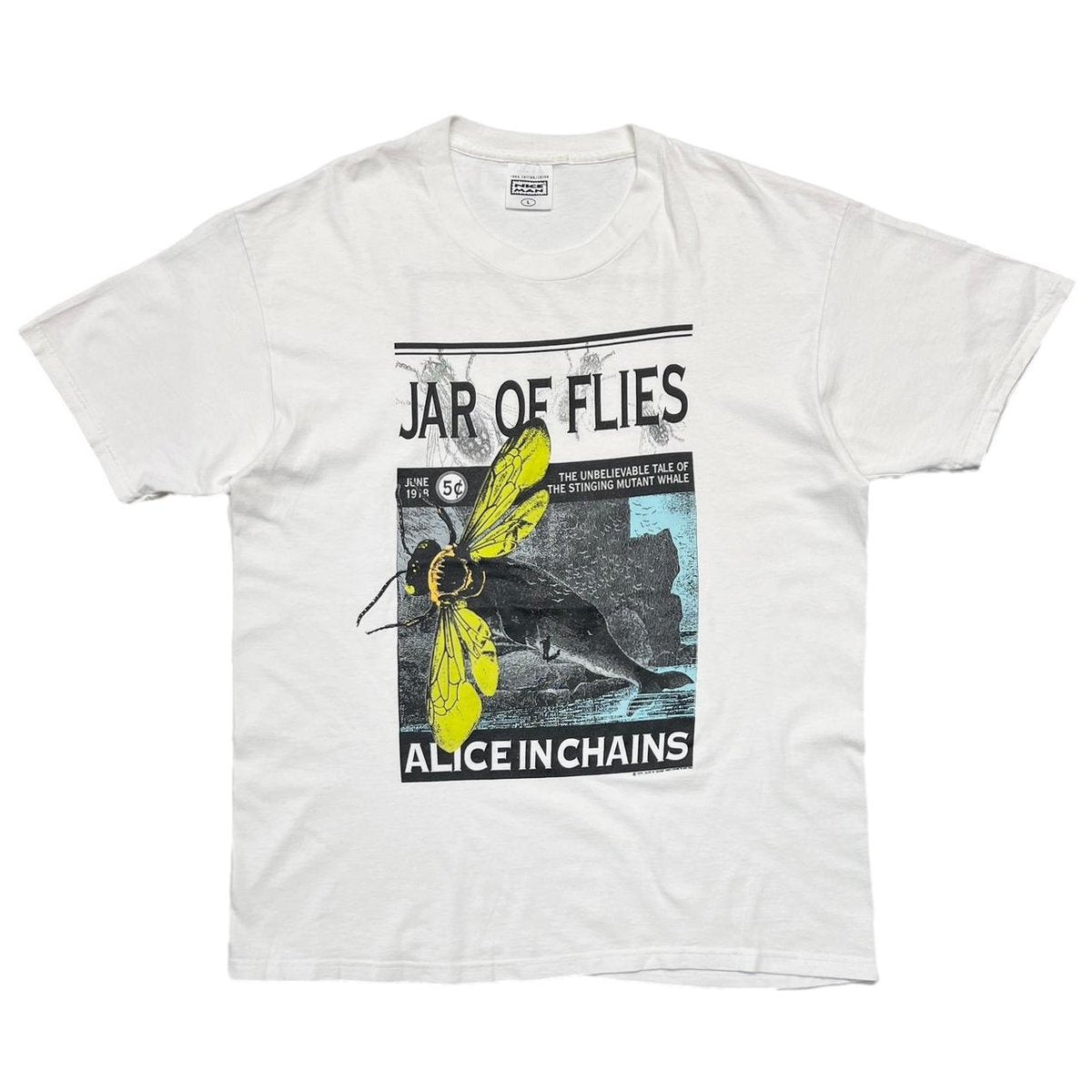 ALICE IN CHAINS 1994 JAR OF FLIES WHITE NICE MAN LARGE 6428