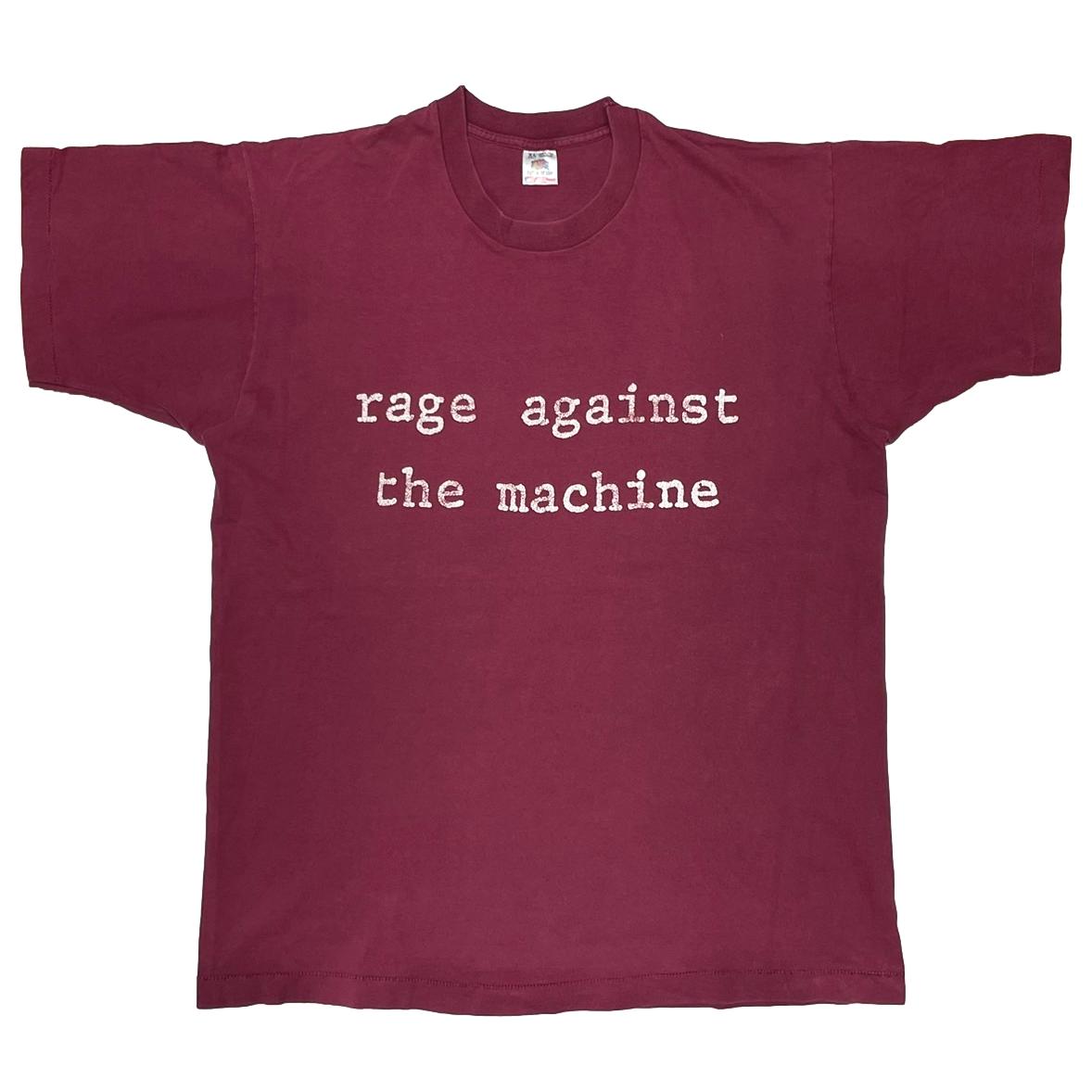 RAGE AGAINST THE MACHINE MOLOTOV BURGUNDY FRUIT OF THE LOOM XL 8440