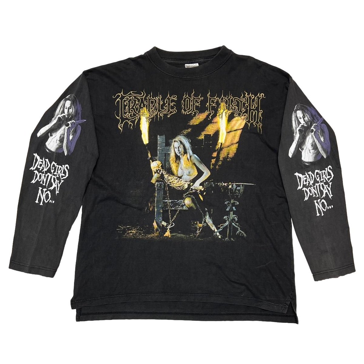 CRADLE OF FILTH 1997 PSYCHOPATHIA SEXUALIS DEAD GIRLS LS EURO XL 9317