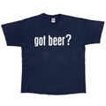 OLD & VINTAGE got beer? Black Mountain BREWING COMPANY NAVY GILDAN XL 8893