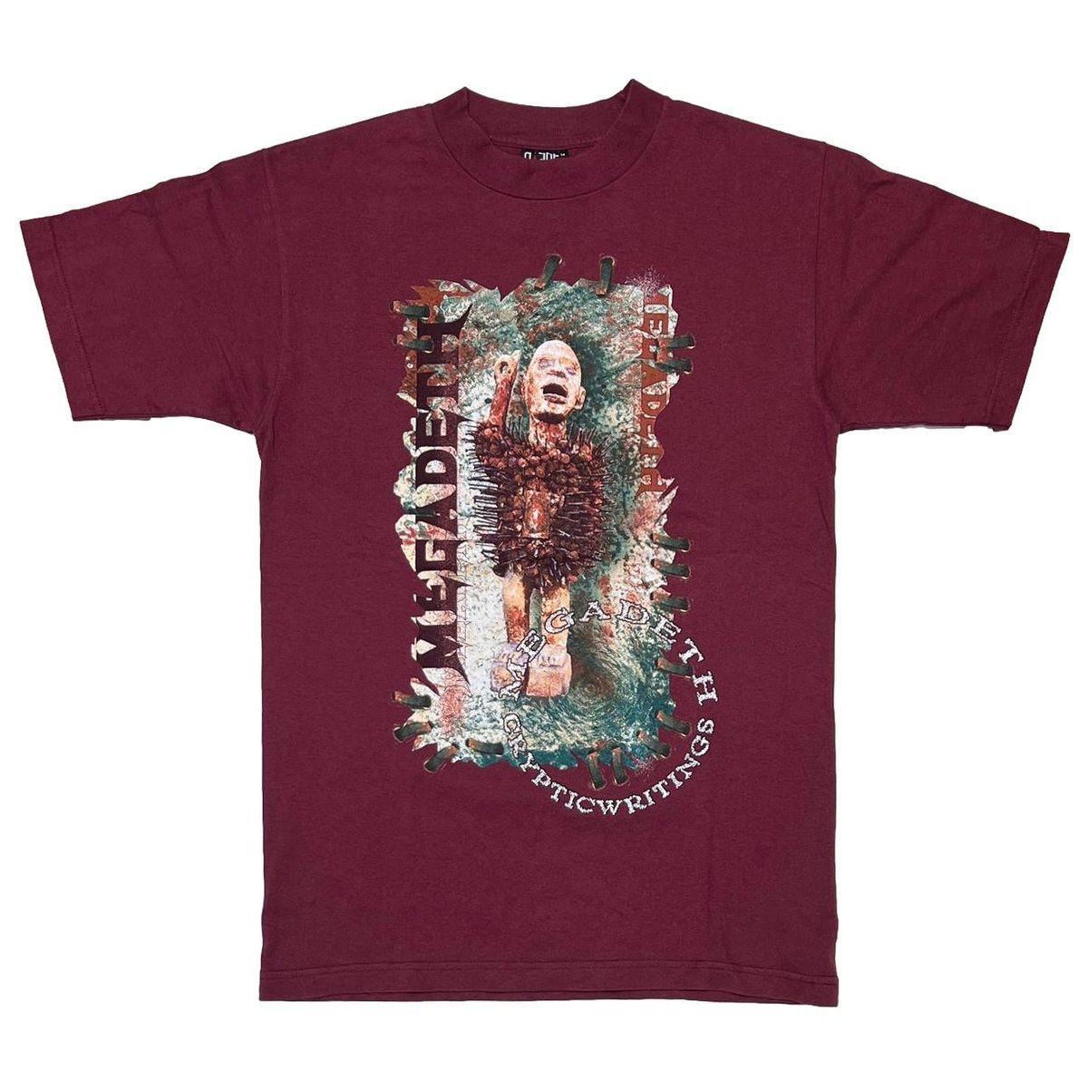 MEADETH CRYPTIC WRITINGS WORLD TOUR 1997 BURGUNDY giant MEDIUM 7733