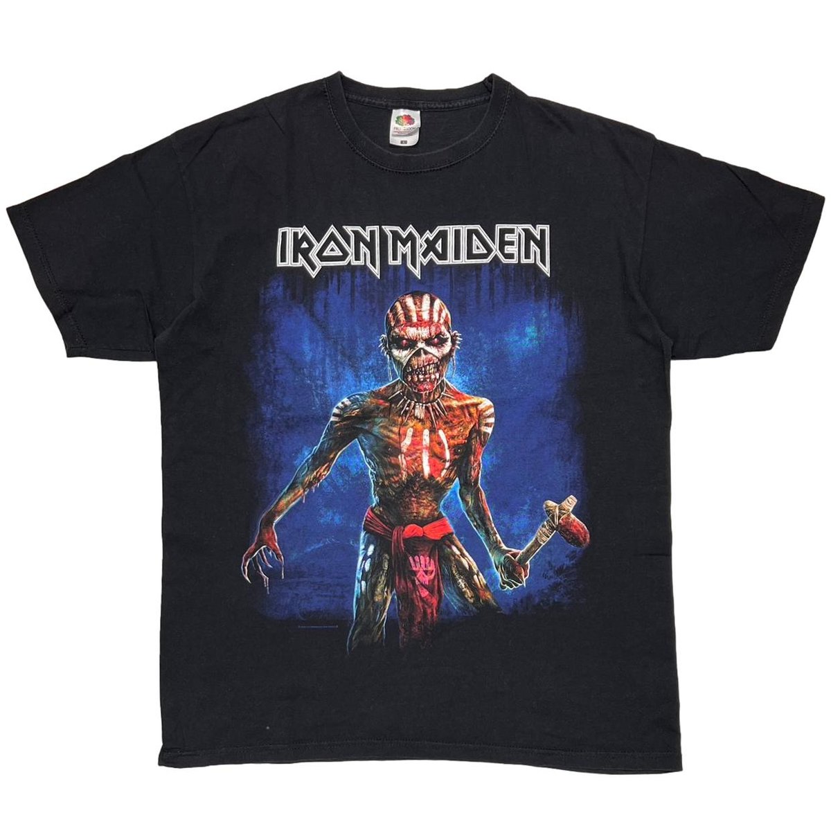 IRON MAIDEN THE BOOK OF SOULS EUROPEAN TOUR 2017 FRUIT OF THE LOOM LARGE 4242