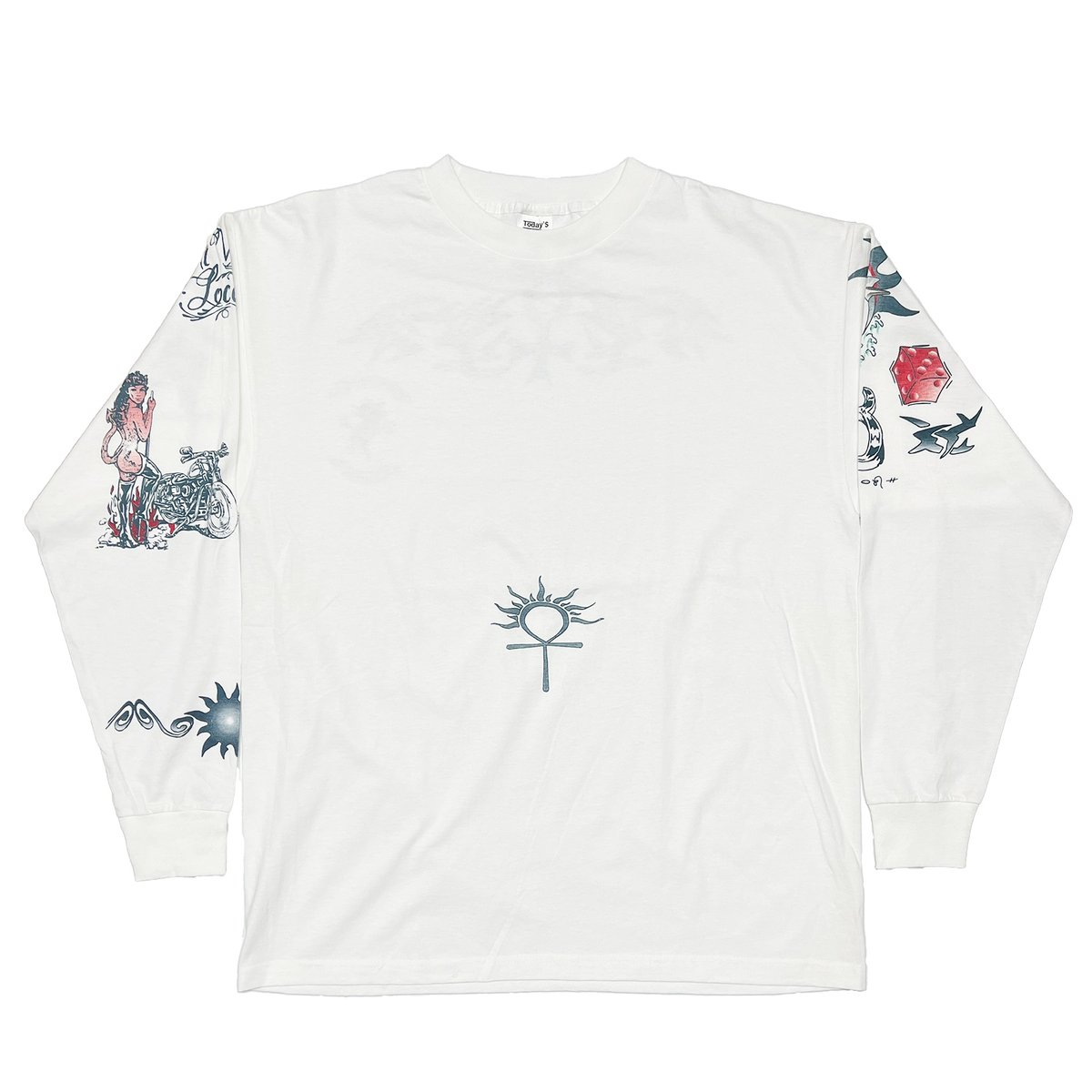 DENNIS RODMAN TATTOO LS WHITE XL 1774