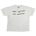RAGE AGAINST THE MACHINE MOLOTOV WHITE HANES XL 4292