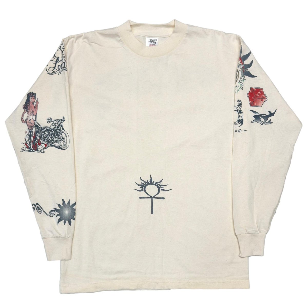 DENNIS RODMAN TATTOO LS NATURAL LARGE 2913