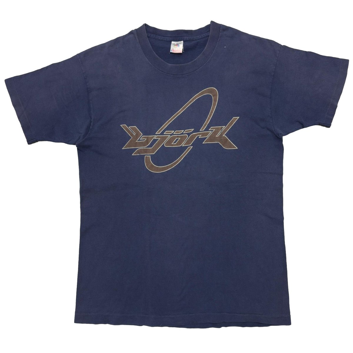 bjork 1993 LOGO NAVY FRUIT OF THE LOOM LARGE 6837