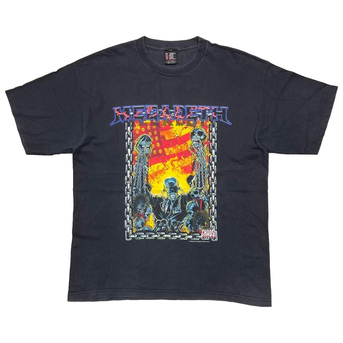 MEGADETH 1998 CHAOS! COMICS CRYPTIC WRITING GIANT XL 1128