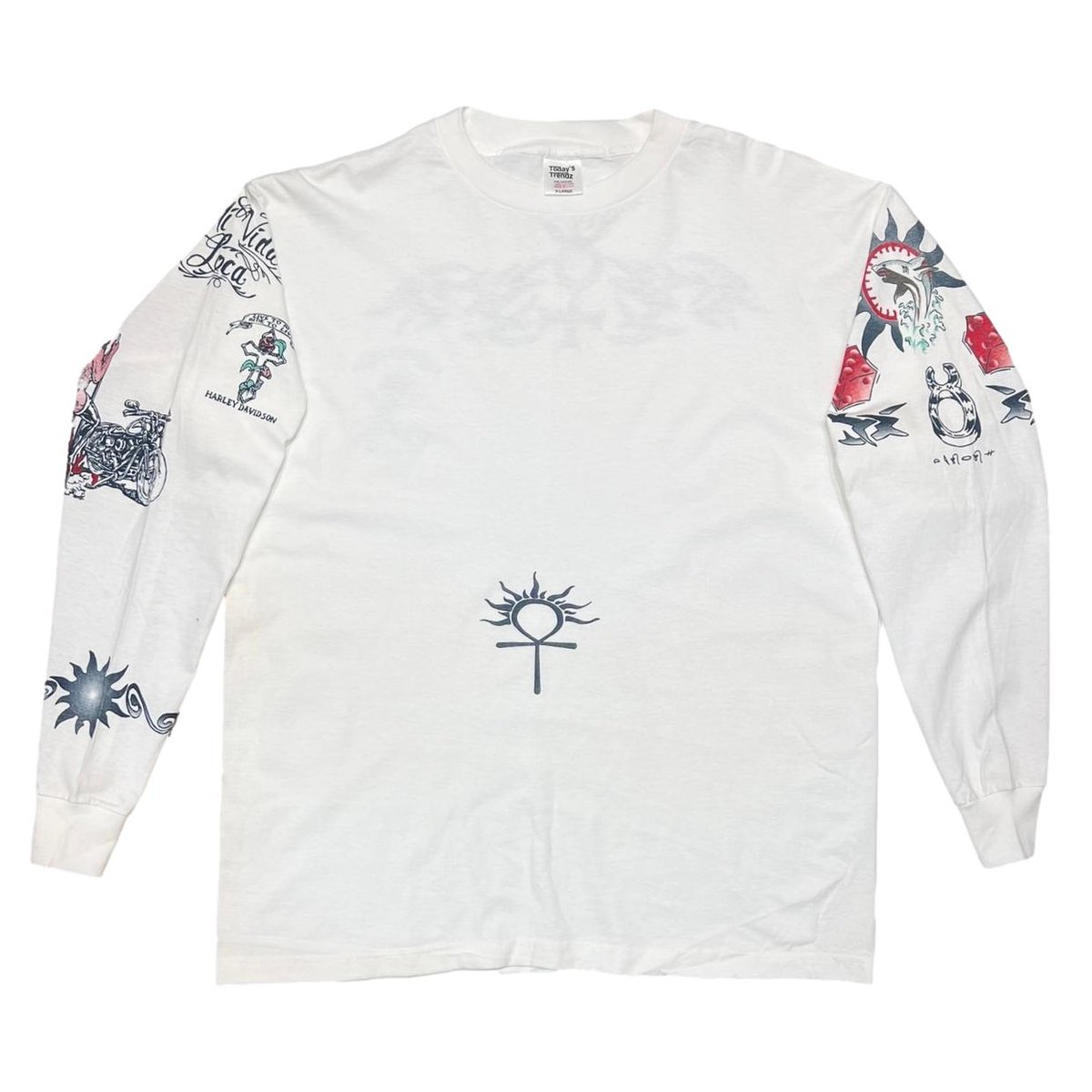 DENNIS RODMAN TATTOO LS WHITE XL 2518