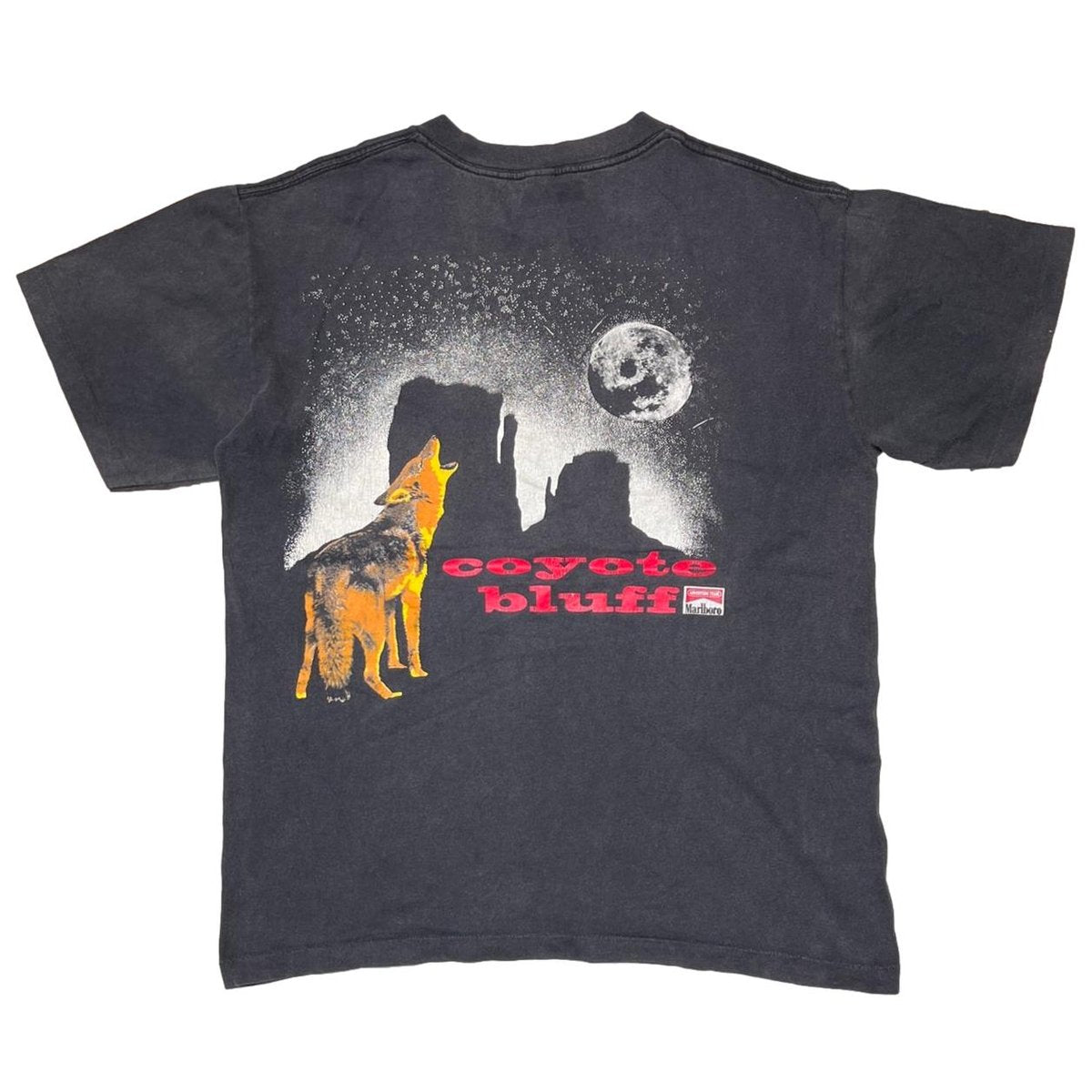 Marlboro BLACK COYOTE BLUFF POCKET TEE FITS XL 1879