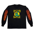 OLD & VINTAGE DINOSAUR BAR-B-QUE FLAME SLEEVES LS FITS XL 6749