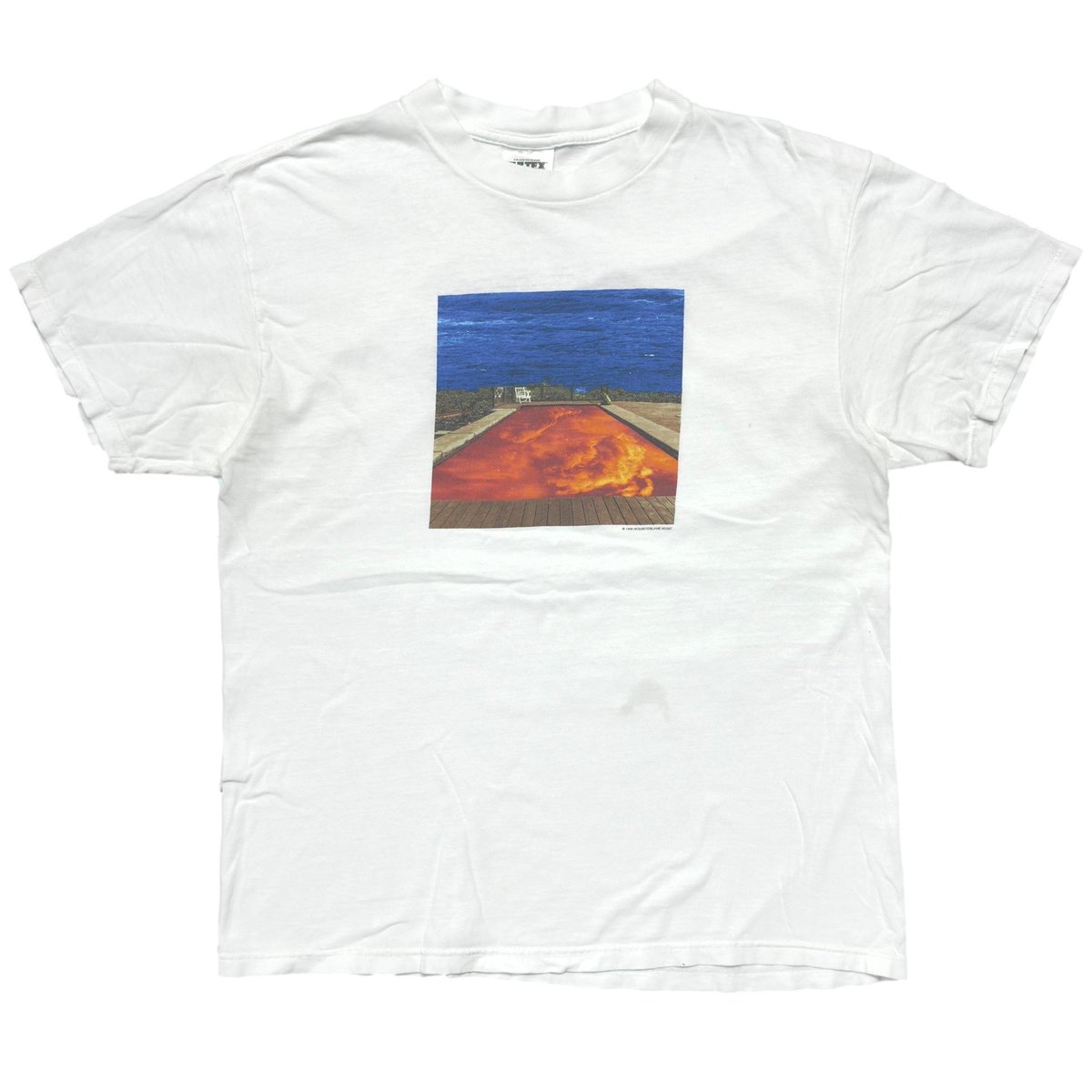 RED HOT CHILI PEPPERS 1999 CALIFORNICATION WHITE TULTEX LARGE 0560