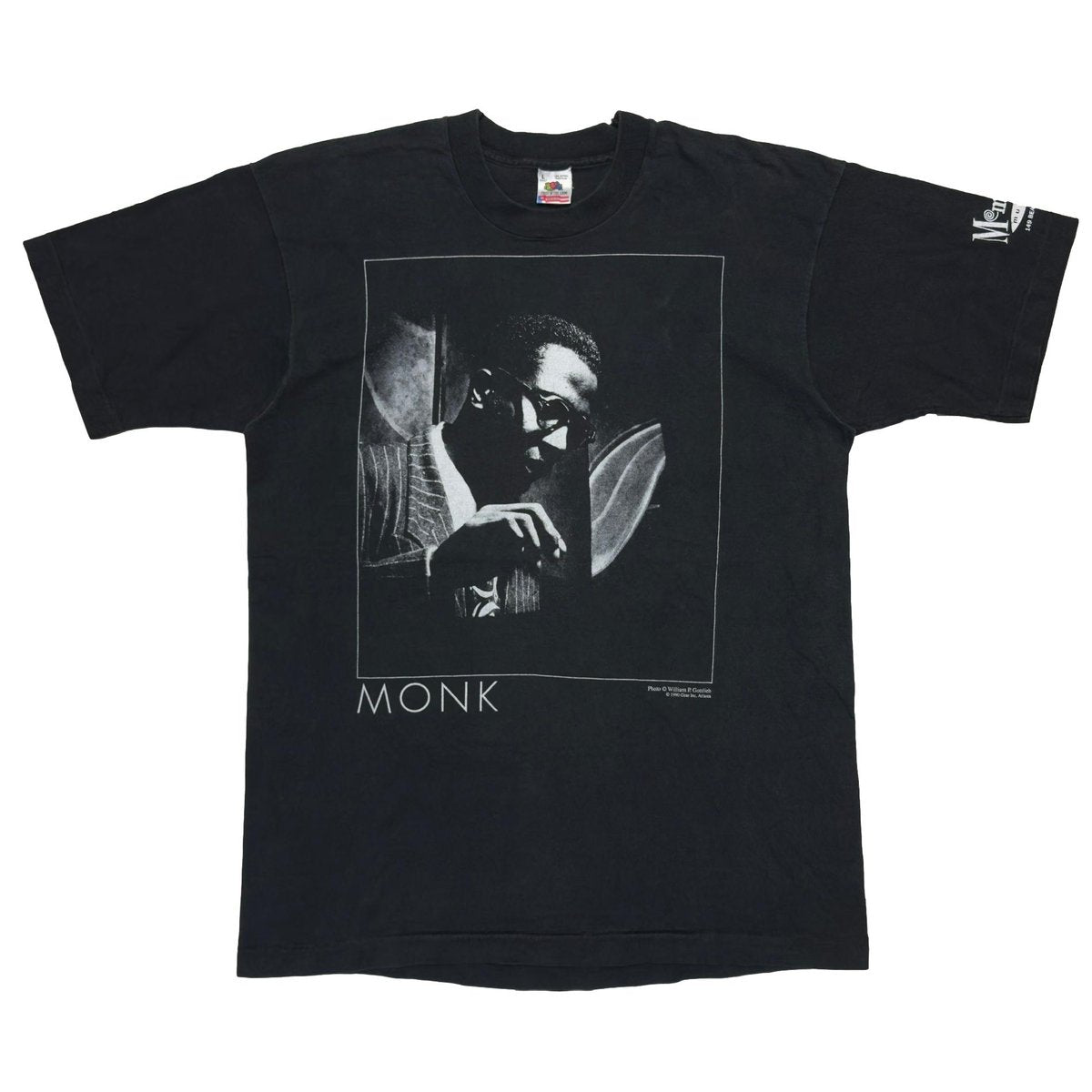 THELONIOUS MONK MEMPHIS MUSIC 149 BEALE ST 1990 FRUIT OF THE LOOM LARGE 6448