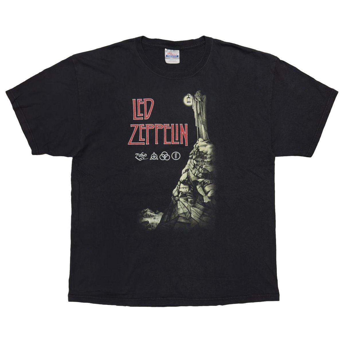 LED ZEPPELIN HERMIT DOUBLE SIDE HANES XL 4726