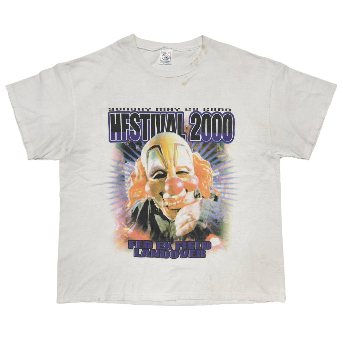 HFSTIVAL 2000 FED EX FIELD LANDOVER Slipknot RAGE AGAINST THE MACHINE STP WHITE DELTA XL 5323