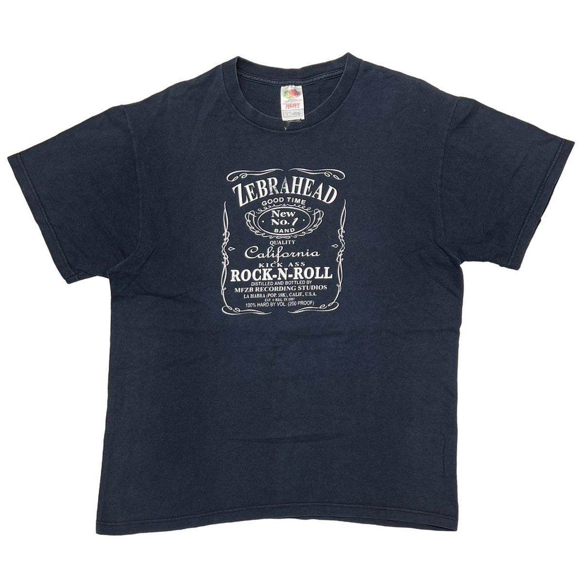 ZEBRAHEAD Y2K JACK DANIEL PARODY FRUIT OF THE LOOM LARGE 2647