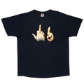 OLD&VINTAGE FUCK YOU HAND SIGN FRUIT OF THE LOOM XL 3745