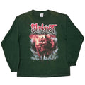 Slipknot 2001 INTERNATIONAL INFECTION DELTA LARGE LS GREEN 0620