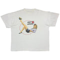 LUCKY STRIKE GET LUCKY PINNUP GIRL WHITE FITS L-XL 9491