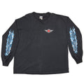 OLD&VINTAGE RIDE FLAME LS GILDAN XXL 1435