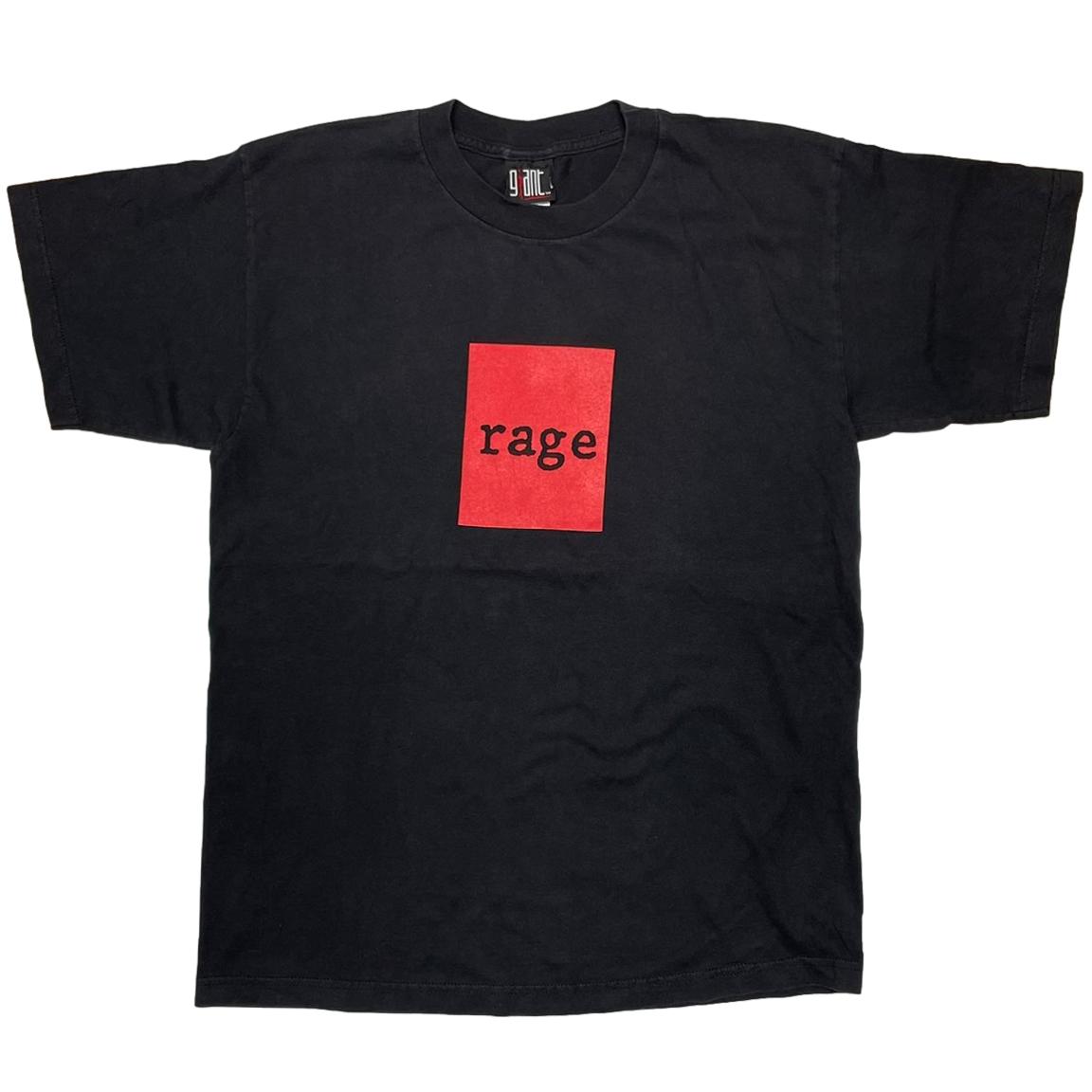 RAGE AGAINST THE MACHINE GUERRILLA RADIO SQUARE LOGO GIANT LARGE 8445