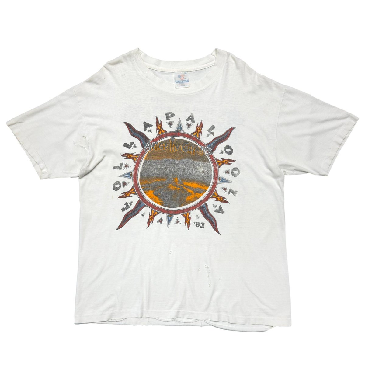 LOLLAPALOOZA ALICE IN CHAINS DIRT 1993 WHITE XL 8846