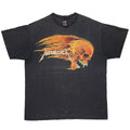 METALLICA PUSHEAD SIDE FLAME SKULL giant BY TEEJAYS XL 2976