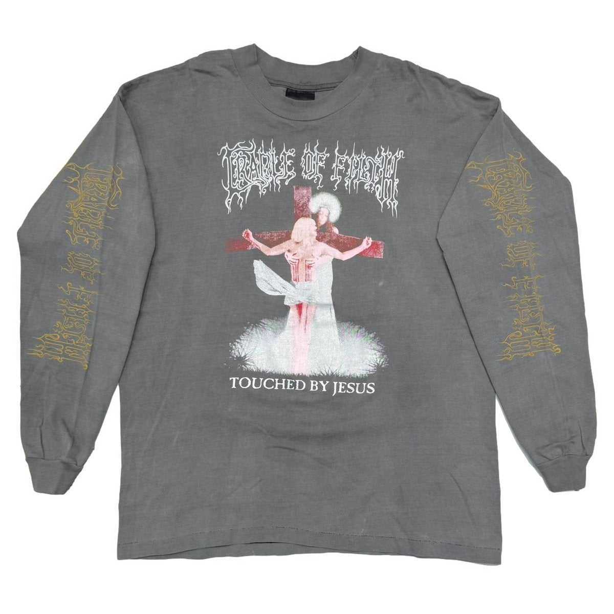 CRADLE OF THE FILTH TOUCHED BY JESUS FINGERED BUY GOD BOOTLEG LS FITS LARGE 3764