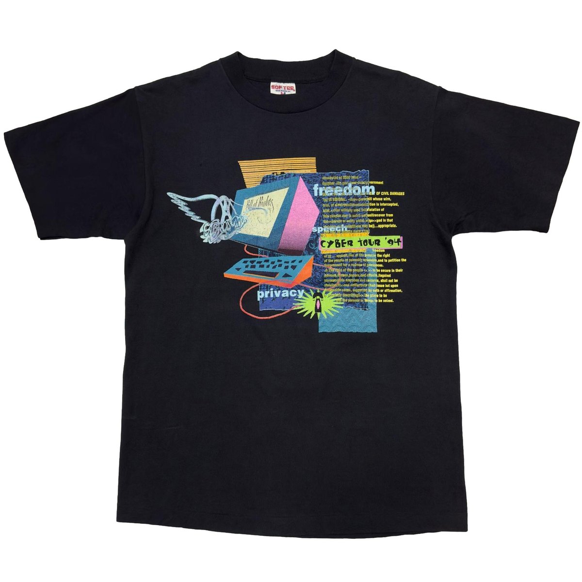 AERO SMITH CYBER TOUR 1994 EFF PRESENTS SOFTEE LARGE 8095