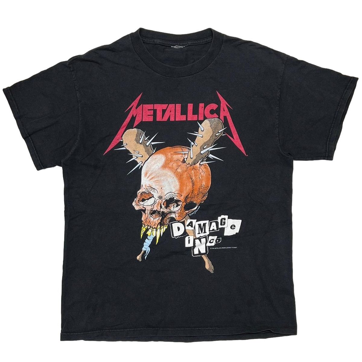 METALLICA DAMAGE INC EARLY Y2K FITS LARGE 2813