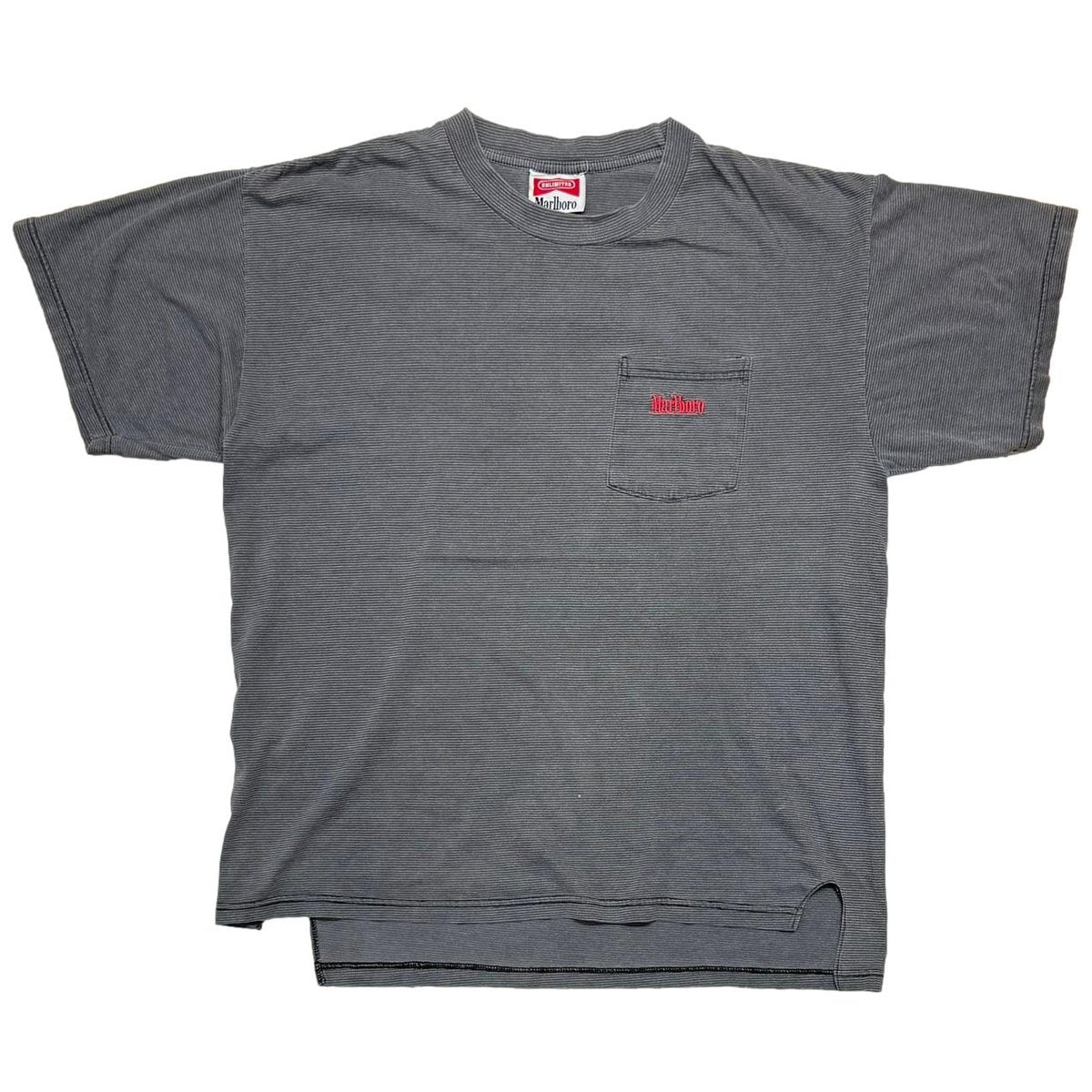 Marlboro BORDER POCKET TEE GREY/CHARCOAL FITS XL 7301