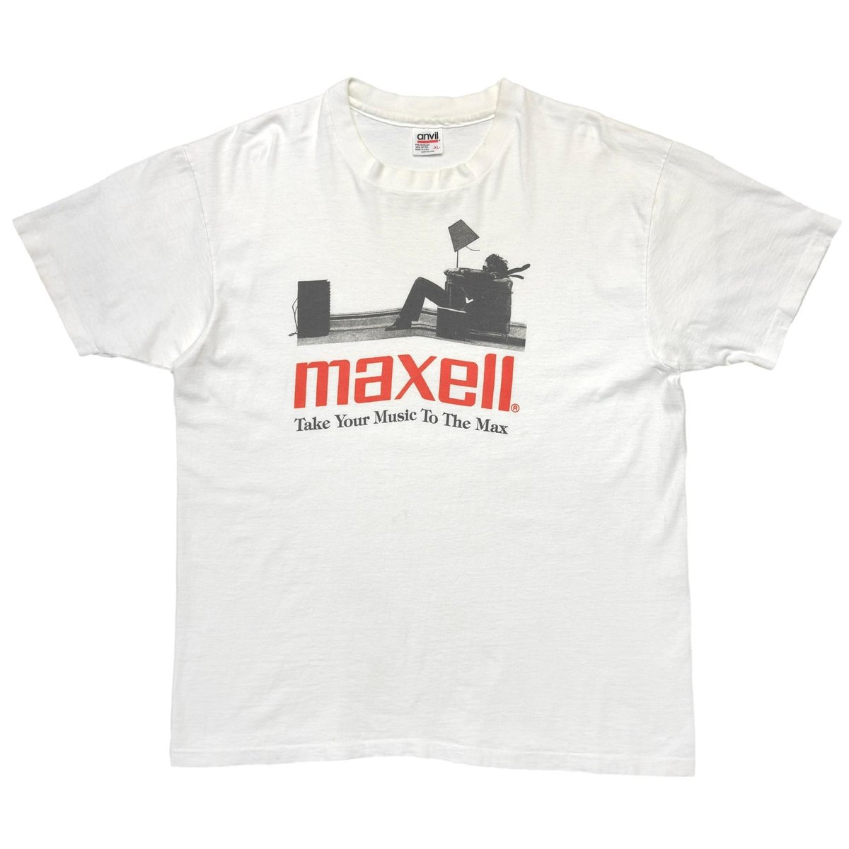 maxell TAKE YOUR MUSIC TO THE MAX WHITE ANVIL XL 6407
