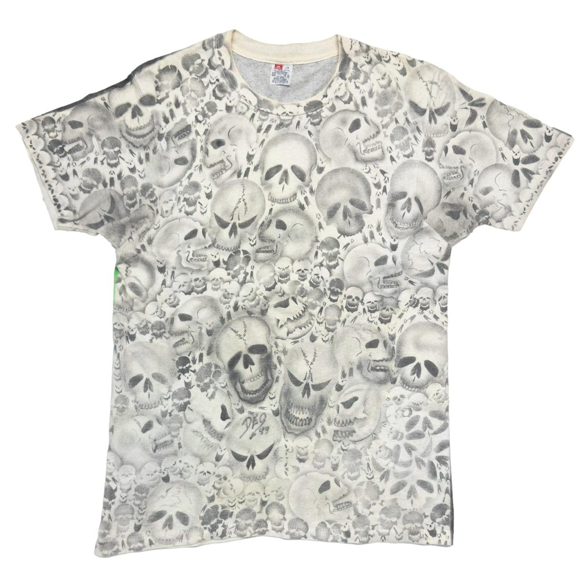OLD & VINTAGE SKULL DRAGON OVP Hanes LARGE 7318
