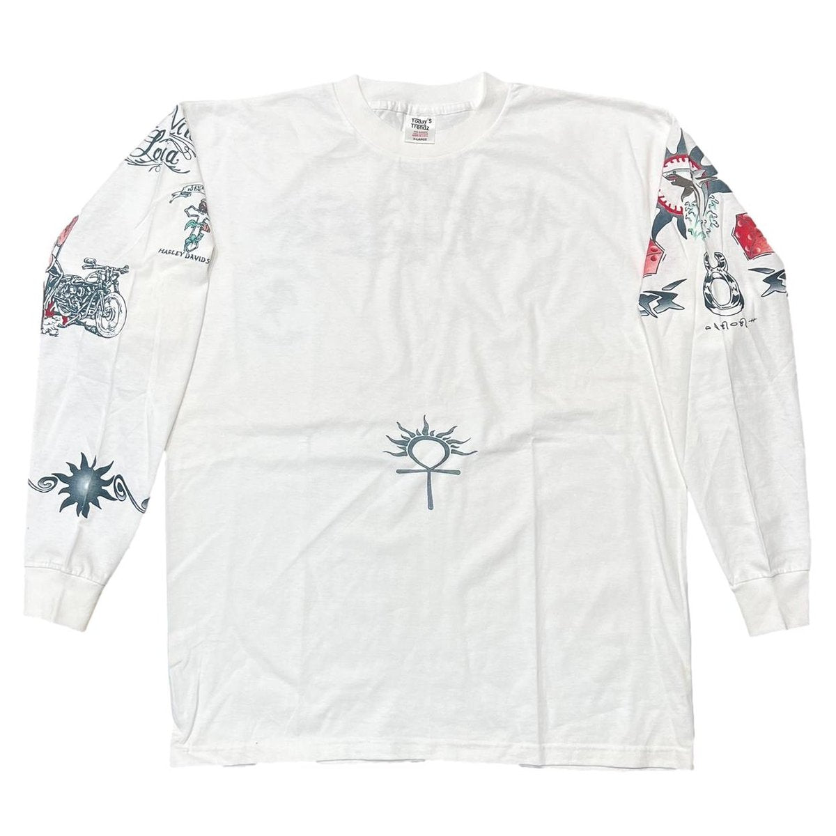 DENNIS RODMAN TATTOO LS WHITE XL 8931