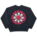 RED HOT CHILI PEPPERS FRONT LOGO CREWNECK SWEAT BLACK TULTEX LARGE 1180