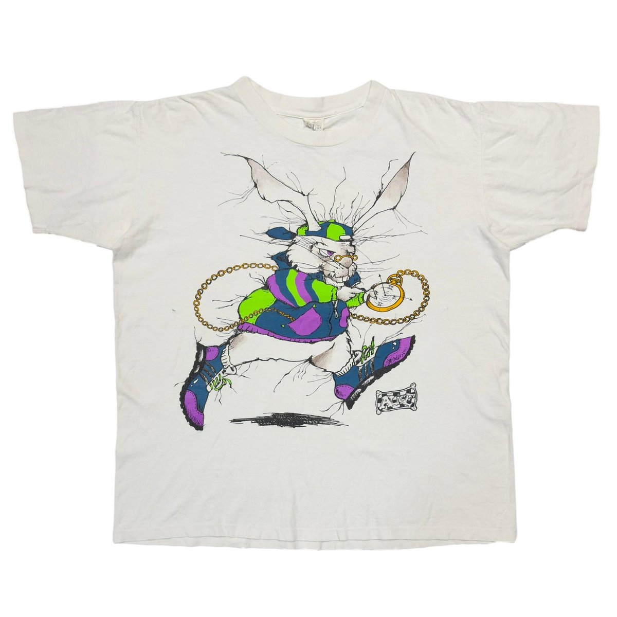 ALICE IN WONDERLAND WHITE RABBIT STREET STYLE WHITE ANDAZIA FITS XL 8894 8894