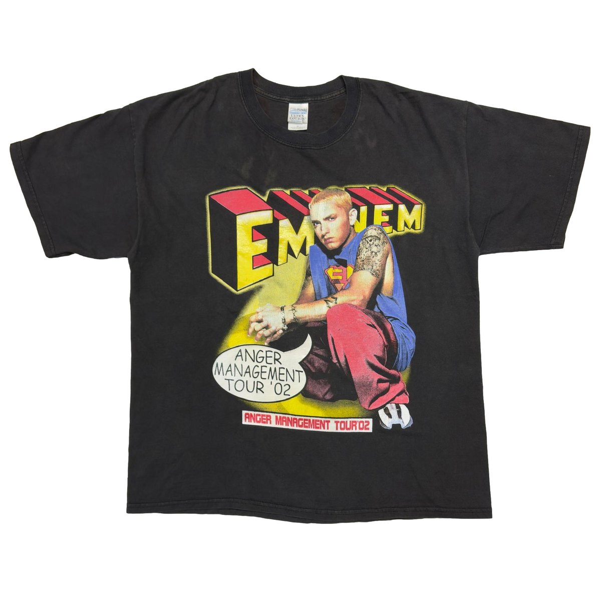 EMINEM ANGER MANAGEMENT TOUR 2002 BLACK GILDAN XL 7219