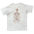OLD & VINTAGE Skeletal System Anatomical Chart WHITE FITS XL 8925