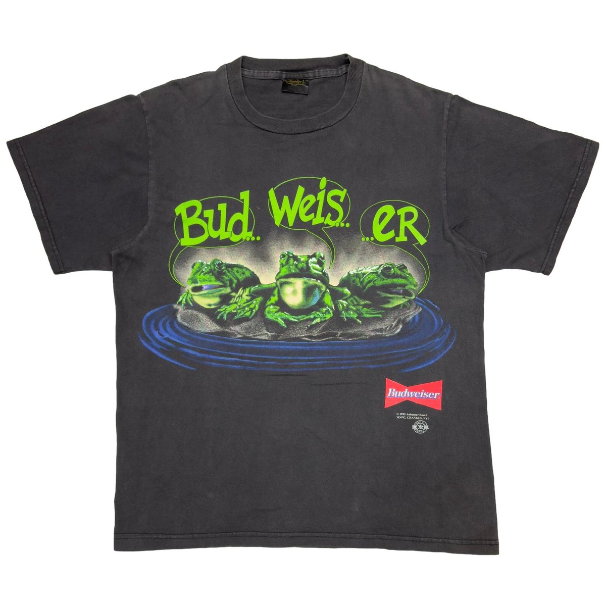 Budweiser 1995 3 FROGS YOUR PAD OR MINE ? CHANGES LARGE 8123
