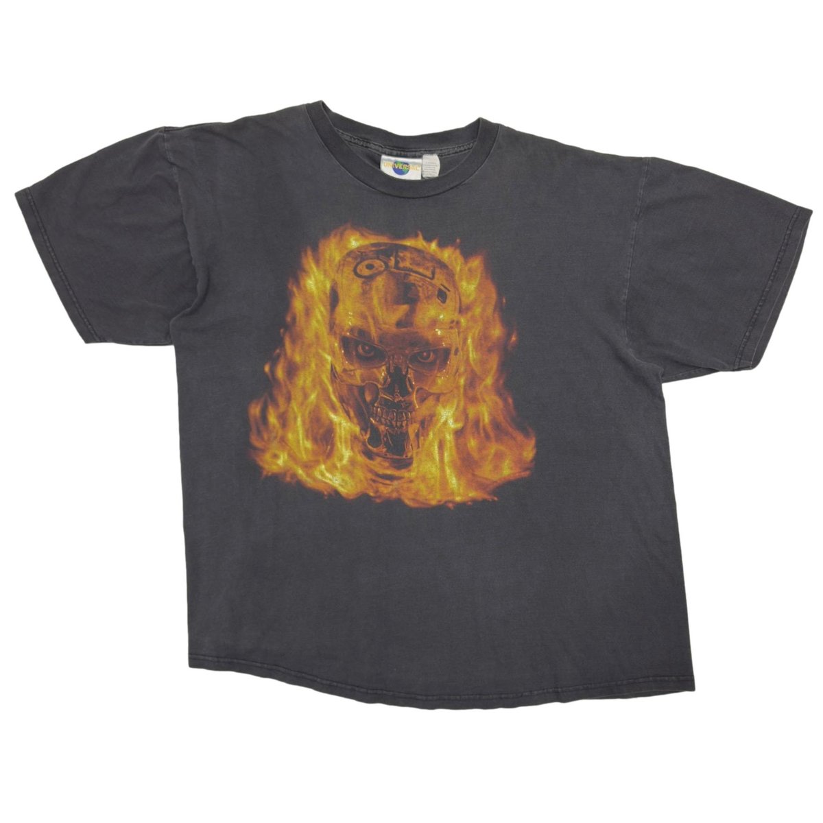 TERMINATOR 2 T2 3D BURNING HEAD UNIVERSAL STUDIOS FLORIDA XL 5913