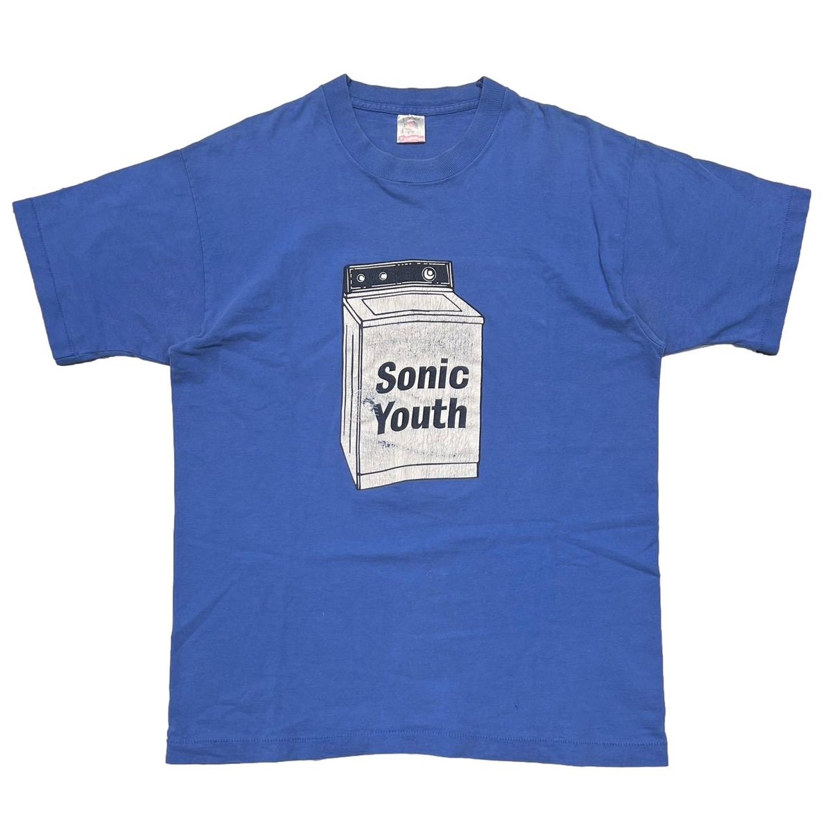 SONIC YOUTH WASHING MACHINE DOUBLE SIDE BLUE FRUIT OF THE LOOM LARGE 6826