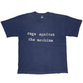 RAGE AGAINST THE MACHINE R LOGO DOUBLE SIDE NAVY SCREEN STARS XL 8443