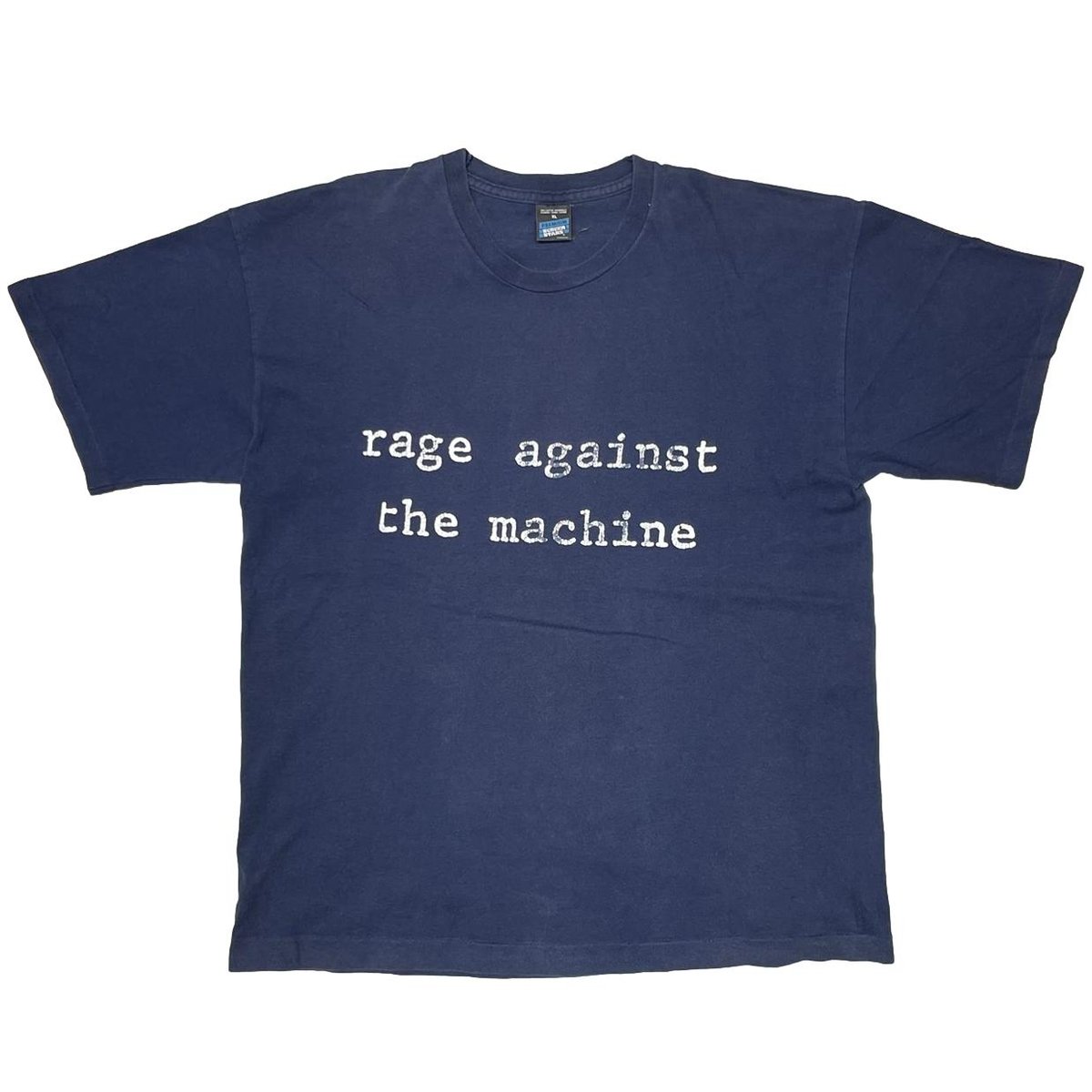 RAGE AGAINST THE MACHINE R LOGO DOUBLE SIDE NAVY SCREEN STARS XL 8443
