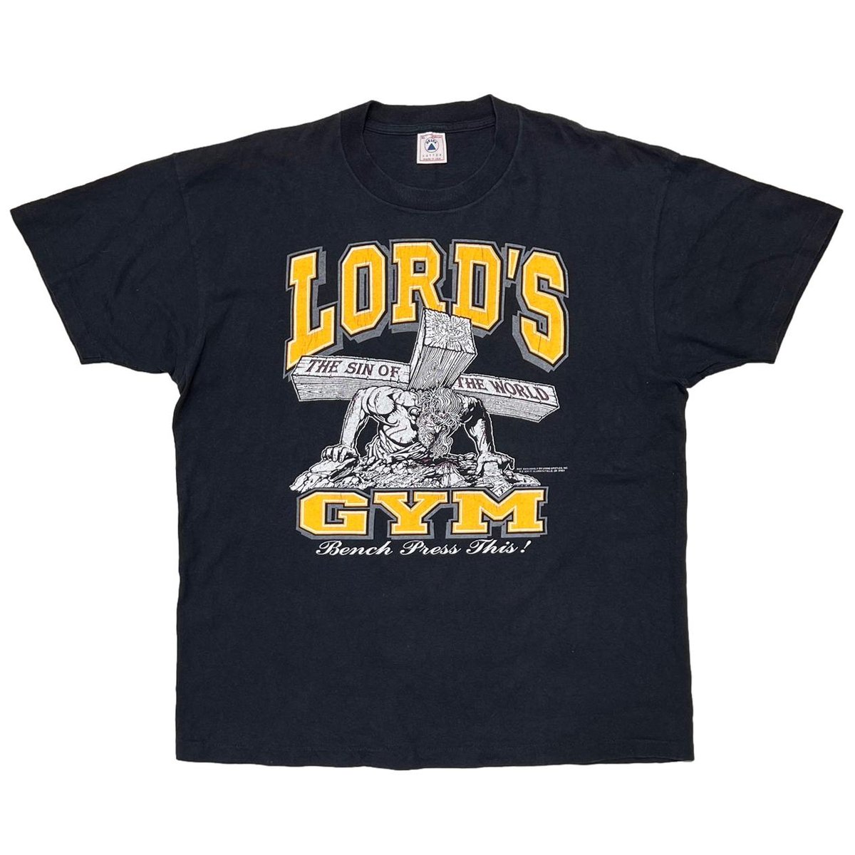 LORD'S GYM BENCH PRESS HIS PAIN YOUR GAIN DELTA XL 9290