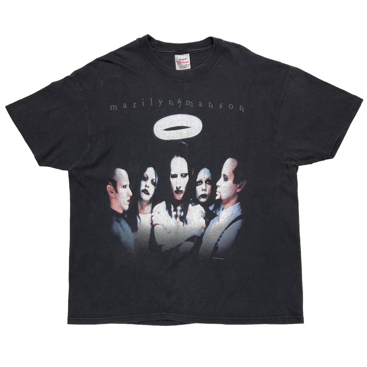 MARILYN MANSON 1997 ANTICHRIST SUPERSTAR CENTER RING STEDMAN BY HANES XL 4076