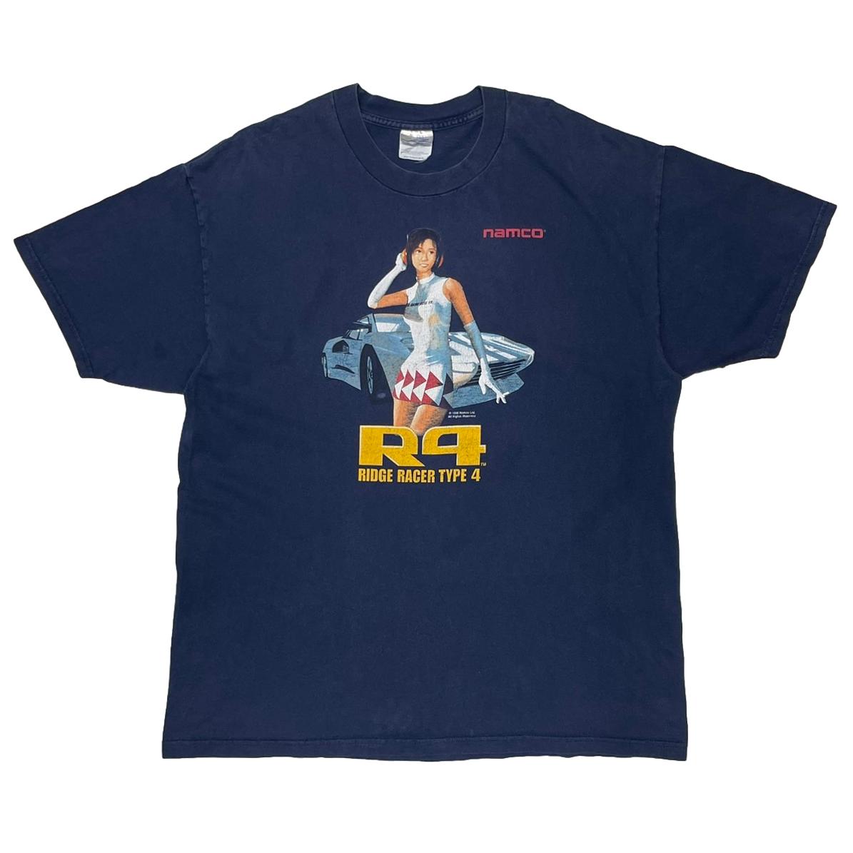 namco 1998 R4 RIDGE RACER TYPE 4 GAME PROMO NAVY XL 0956