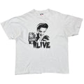 ELVIS PRESLEY IS ALIVE DOUBLE SIDE  WHITE ONEITA XL 0533