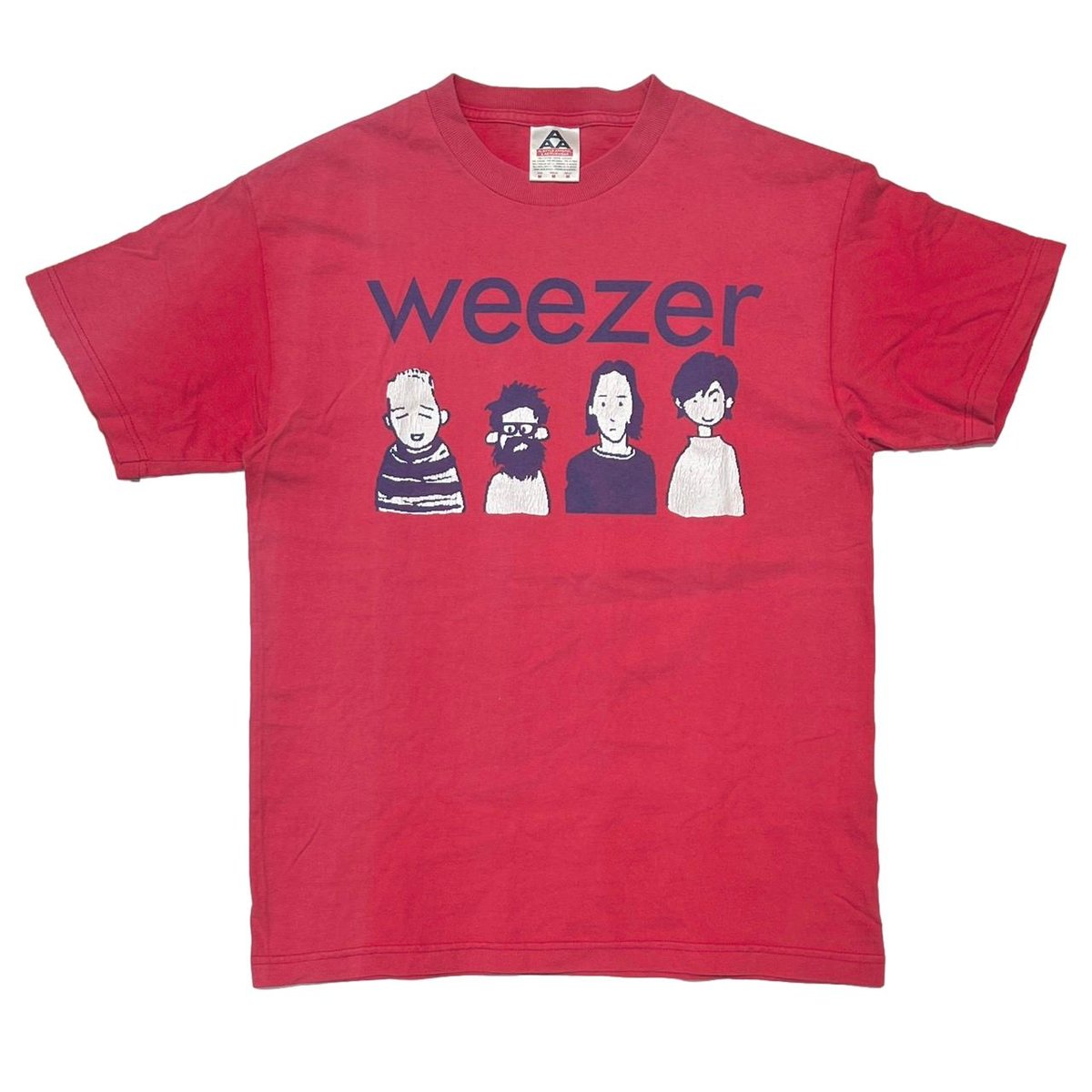 WEEZER MEMBER CARTOON ILLUST RED ALSTYLE MEDIUM 2757