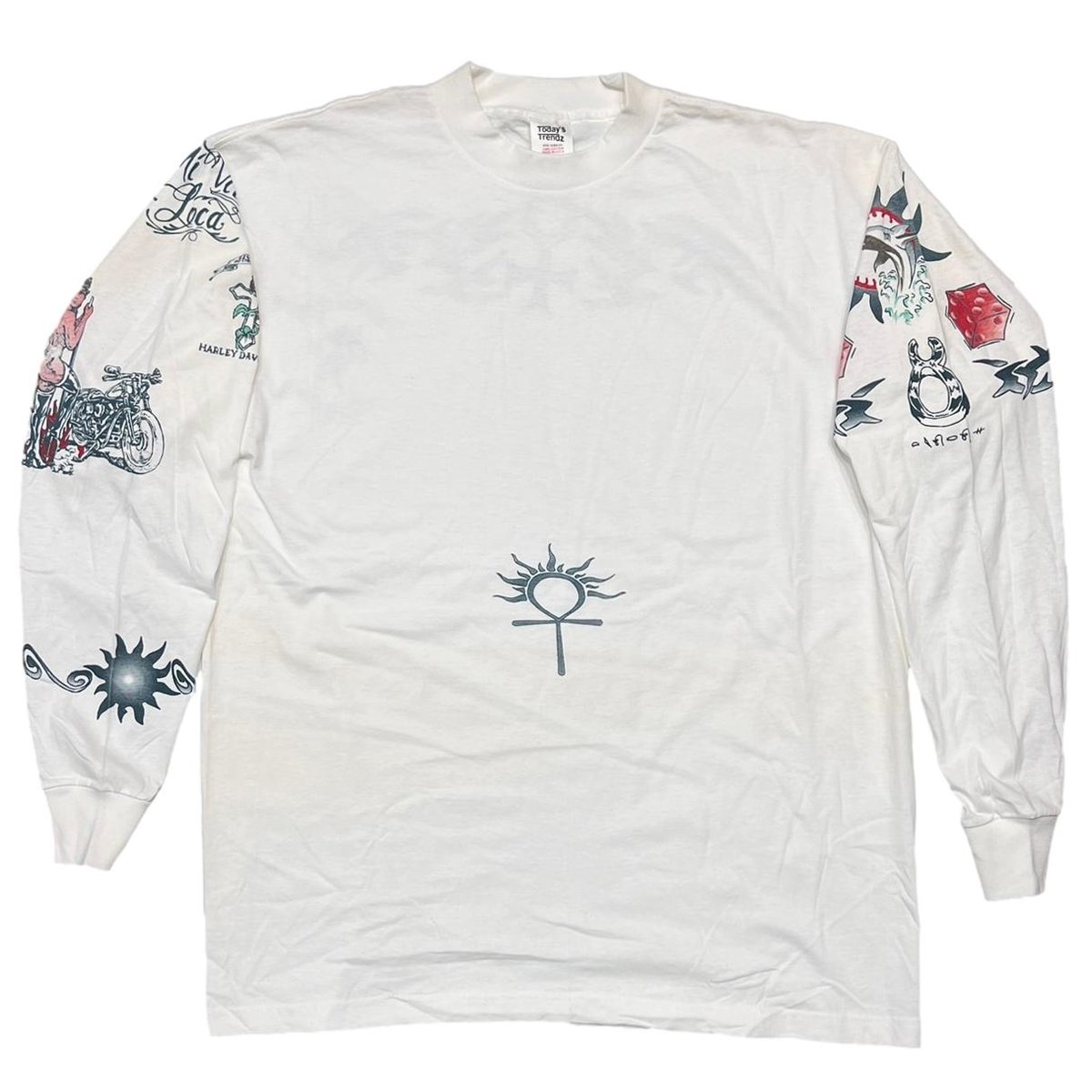 DENNIS RODMAN TATTOO LS WHITE XL 1160