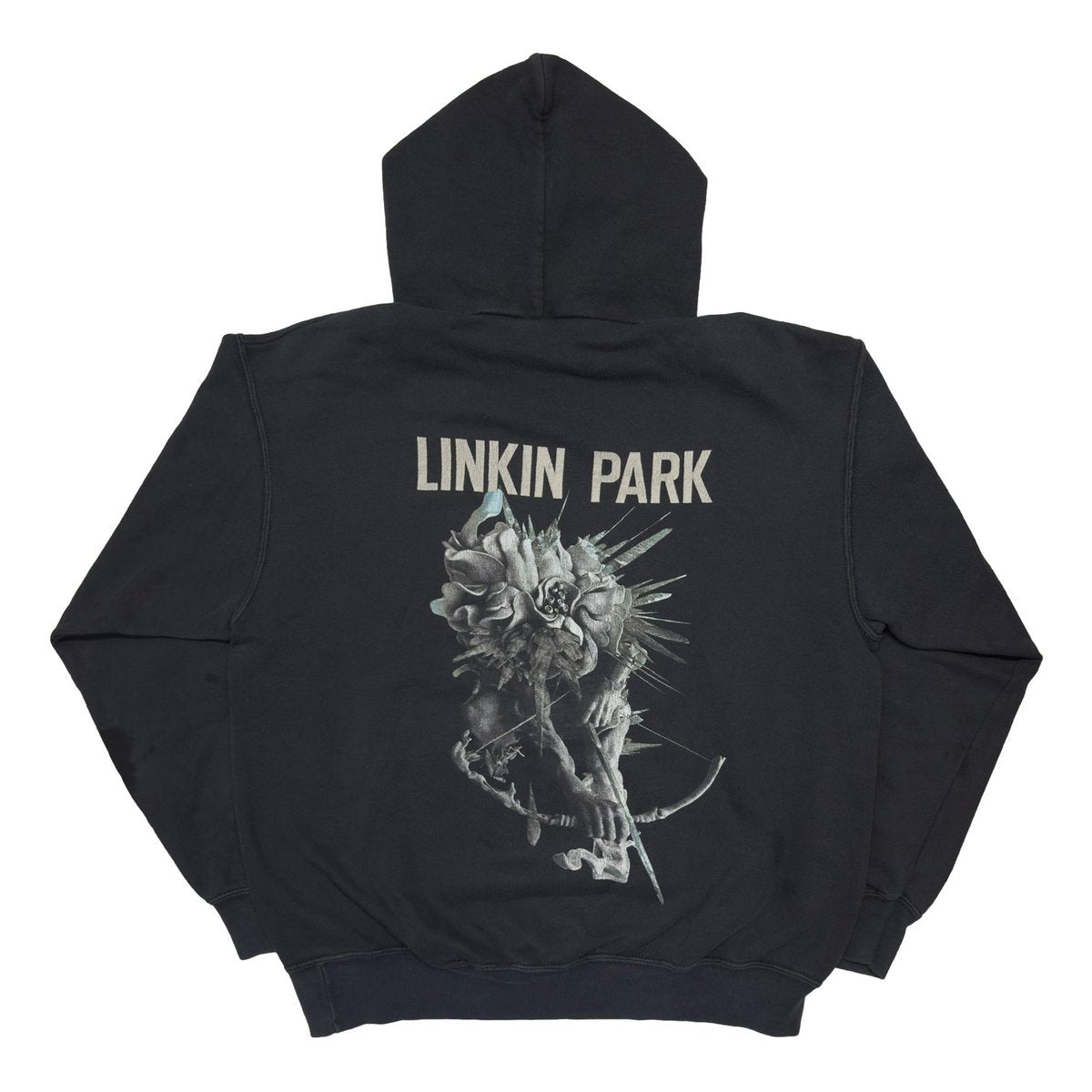 LINKIN PARK THE HUNTING PARTY HOODED SWEATSHIRT FRUIT OF THE LOOM LARGE 5071